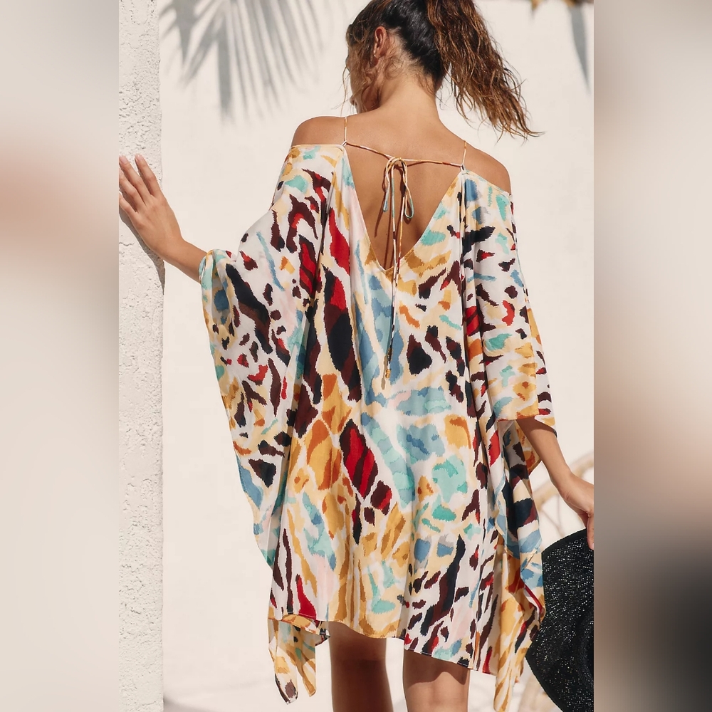 NWOT Anthropologie Printed Coverup L/XL